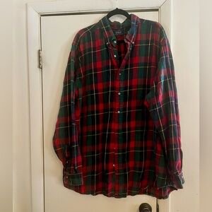 Men’s Polo Ralph Lauren Flannel Town & Country Farmchore Big & Tall Button Shirt